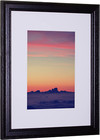 Wiltshire 236  Simple Black Hardwood Picture Frame With Single White Mat - Displ
