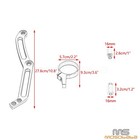 Rear Remote Reservoir Mounts For Harley Electra Glide Road Glide Road King 14-22