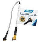 Rv Flexible Swivel Stik With Shutoff Valve - Brass Moving Parts  Multicolor