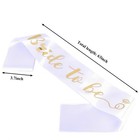 Luwigs Bride To Be Sash For Bridal Shower Bachelorette Party Wedding Engagem   
