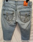 Tag Jean Distressed Low Rise Bermuda Style Women s Size 29