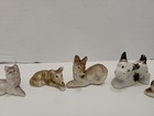 Vintage Dog Figurines Lot 5 Porcelain Ceramic Made In Japan Shepherd Terrier 