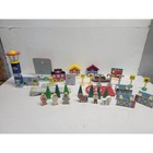Thomas   Friends Wooden Railway Bulk Lot Tracks Trains Bridges Buildings 223 Pc