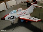 Working Battery Operated Cragstan Jet Fighter Toy Plane 