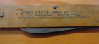 Vintage Bank Advertising Letter Opener knife First State Bank Deland  Florida
