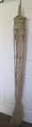 Vintage Macrame Plant Hanger Holder Large Long Clean Nice 5    8    Long 1 Pot Retro