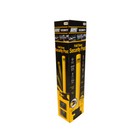 Maypole Yellow Robust Folding Driveway Parking Security Post   Integral Lock