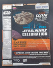 2016 General Mills Star Wars Limited Edition Cereal Box Flat