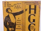 Vintage Hgc Medical Embossed Tin Sign