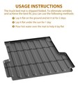 Truck Bed Mat For Ford Super Duty F250 F350 F450 2017 2025 Custom Fit Tpe