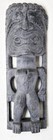 Vintage Maori Tiki Hand Carved Wooden Wall Statue Sculpture Tribal Polynesian