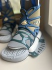 Liquid Force Eco Gray Blue Green Wakeboard Binding Medium