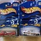 Hot Wheels Diecast Car Lot  2  Red   White Unopened Blister Packs Ages 3 