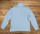 Polo Ralph Lauren Quarter Zip Sweater Light Blue Size M