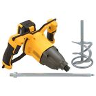 Cordless Plaster Paddle Mixer 20v Li-ion Brushless Battery   Charger Full Set