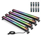 144w Led Wall Washer Light With Rf Remote  Rgbw 5700k Dimmable Linear Light 