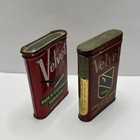 Vintage Velvet Pipe And Cigarette Tobacco Advertising Tins 