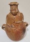 Antique Inka Aribalo Vessel pre-1500 Ad Figural Ceramics Of Pre-columbian Peru