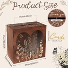 Wedding Card Box For Party  Wooden Card Boxes For Reception  Rustic Wedding B   