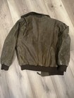Vintage Boeing Leather Flight Bomber Jacket Xl A-2 Style Excelled Aviation Coat