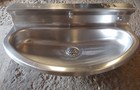 Stainless Steel Push Button Wash Sink