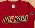  russell Athletic bowling Green Hot Rods minor League Baseball Jersey red mens M