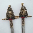 Vintage Decorative Sword Main Gauche Don Quixote Toledo Spain Knife Dagger 17   