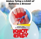Knot Easy Balloon Tie Tool  5 Pack  - Party Smith - Ties Red  Green  Blue 