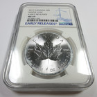 2017 Ngc Ms69 Early Releases Canada - 1 Oz Silver Maple Leaf  5 Coin  55415a