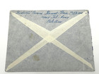  rare   1948 - Israel  Doar Ivri  Letter Tel Aviv-u s a   Scott   2-5  Fdc   22 