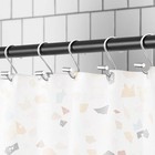 Shower Curtain Hooks Rings set Of 24 Rustproof Metal Shower Hooks For Shower Cur