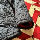 Vintage 1960s 70s Nylon Blue Jacket As Is Worn Flaws Youth Read
