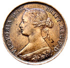 Nova Scotia Canadian Province Queen Victoria 1861 One Cent  Bronze