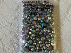 Bag Of 242 Stunning Mixed-size Swarovski Ab Vintage Rhinestones  Nos