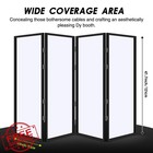 Aodyow Dj Facade Booth Portable White Black