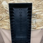 Vintage Laserline 25 Vhs Tape Tower Storage Rack Black Plastic