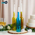 Wine Bottles   Decorative Colored Glass Bottles   Flower Vases  Centerpieces