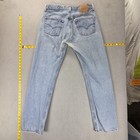 Vintage Levis 501 Jeans Mens Light Wash Blue Straight Button Fly Usa Fits 30x30