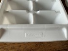 2 Easy Release Stackable Rubbermaid Plastic White 16 Ice Cube Trays 5x12   