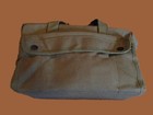 Military Style Mechanics Hard Bottom Tool Bag Brass Zipper Heavy Duty Od Green