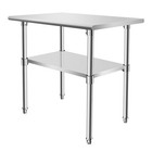 36  24 Inch Stainless Steel Table commercial Restaurant Kitchen Prep   Work Table