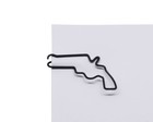 100 Count Black Gun Paper Clips  Gun Lover Gifts  Cute Shaped Paper Clips