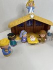 Fisher Price Little People Nativity Manger 9 Piece Set 