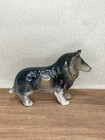 Vintage Collie Dog Glossy Finish Standing Figurine 5 Inch Made In Japan