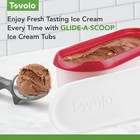 Tovolo Glide-a-scoop 1 5 Qt Ice Cream Container Tub Bpa Free Freezer Safe