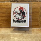 Ex Libris Bookplate   Beautiful Little Book Plate Three Colors Cut From A Book I