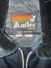 Antler Uniform Full Zip Faux Fur Collar Security Nylon Jacket Blue black Xl