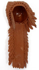 Marx Johnny West Indian Cherokee Geronimo Fighting Eagle Headdress Complete