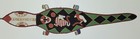 Antique African Yoruba Beaded Crocodile Cowrie Diviners Belt King Sash Wall Art