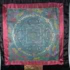 Hand   painted Silk Kalachakra Thangka Tibetan Kalachakra Mandala